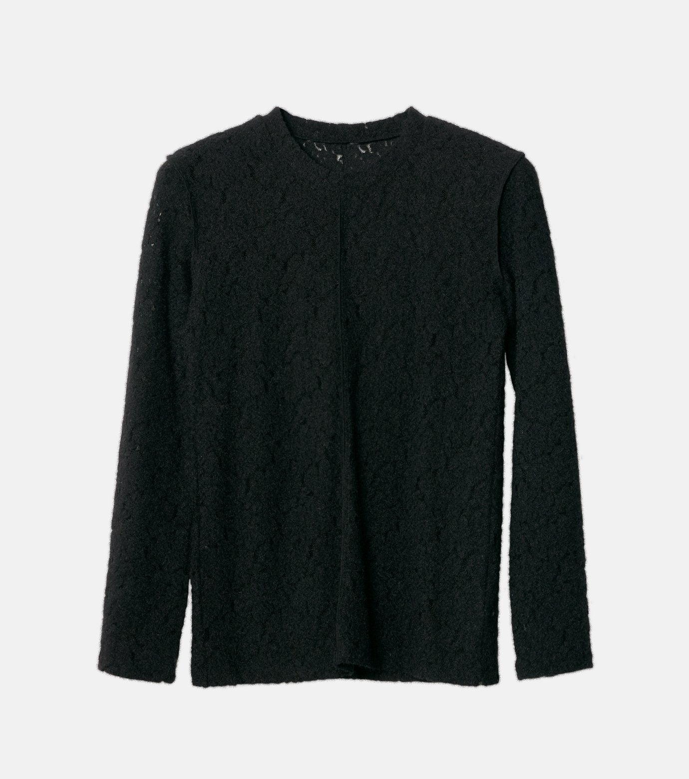 Round Neck Stretch Lace Top