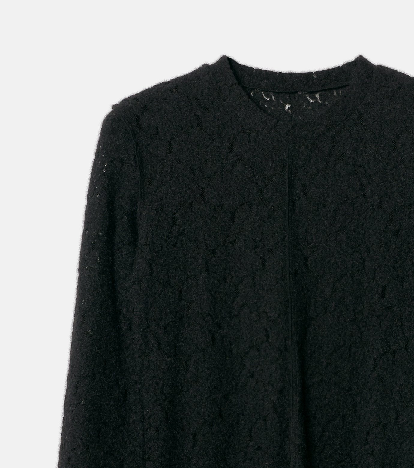 Round Neck Stretch Lace Top