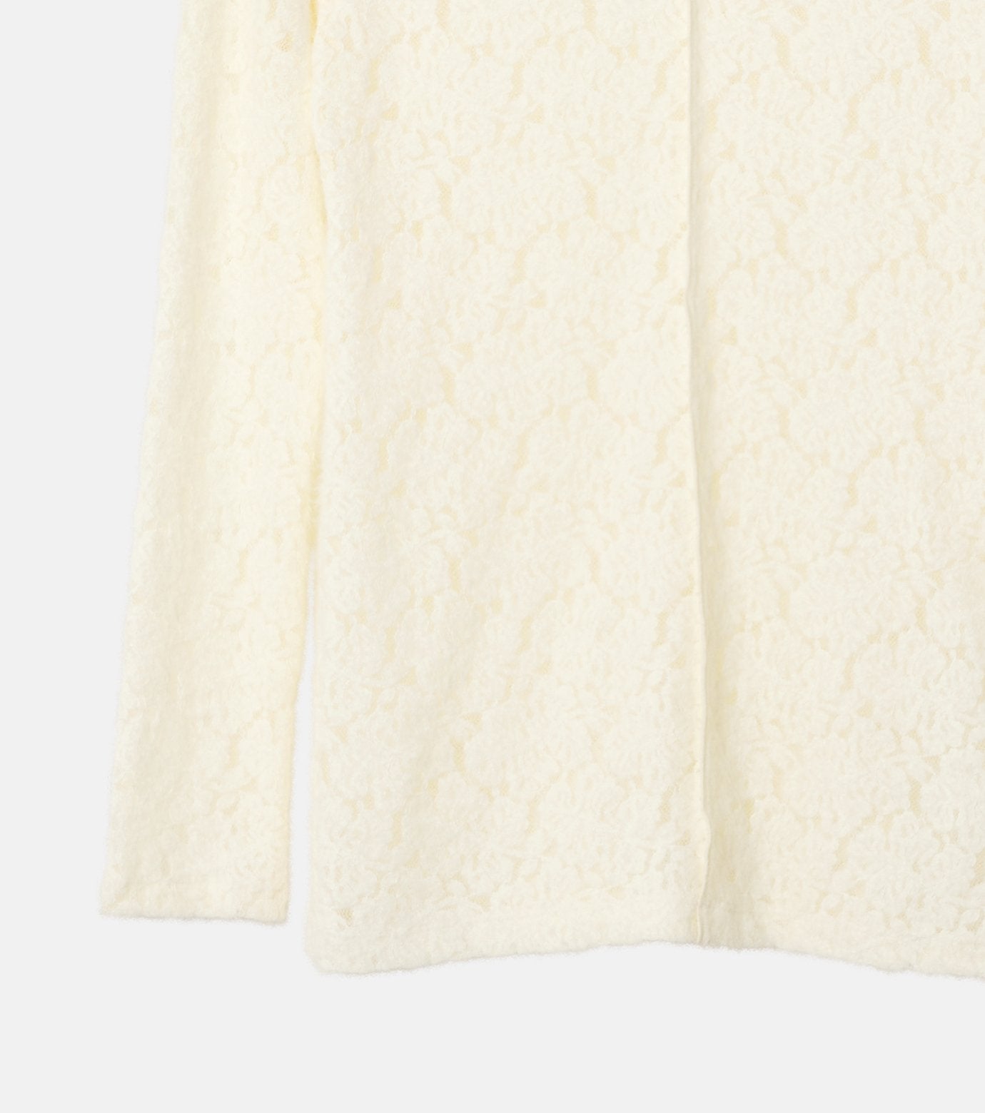 Round Neck Stretch Lace Top