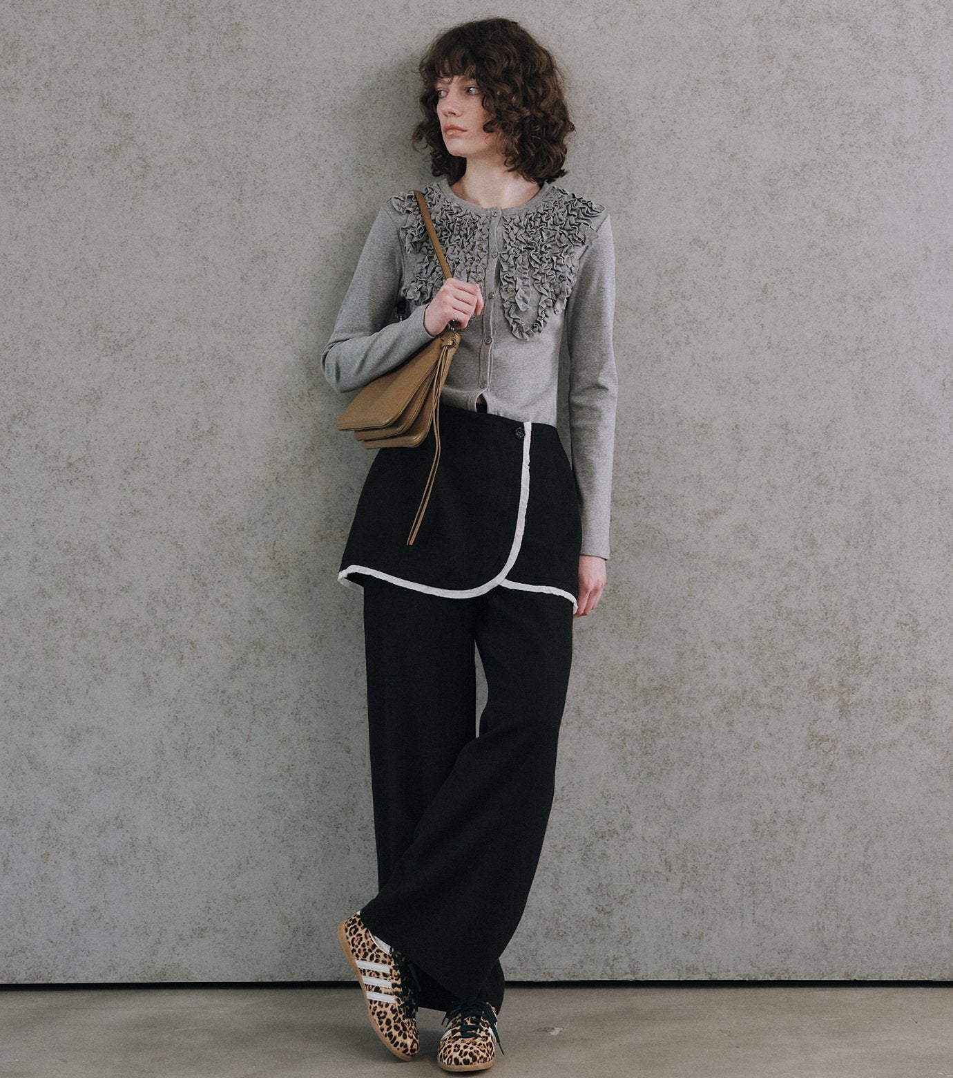 Frill Detail Jersey Top