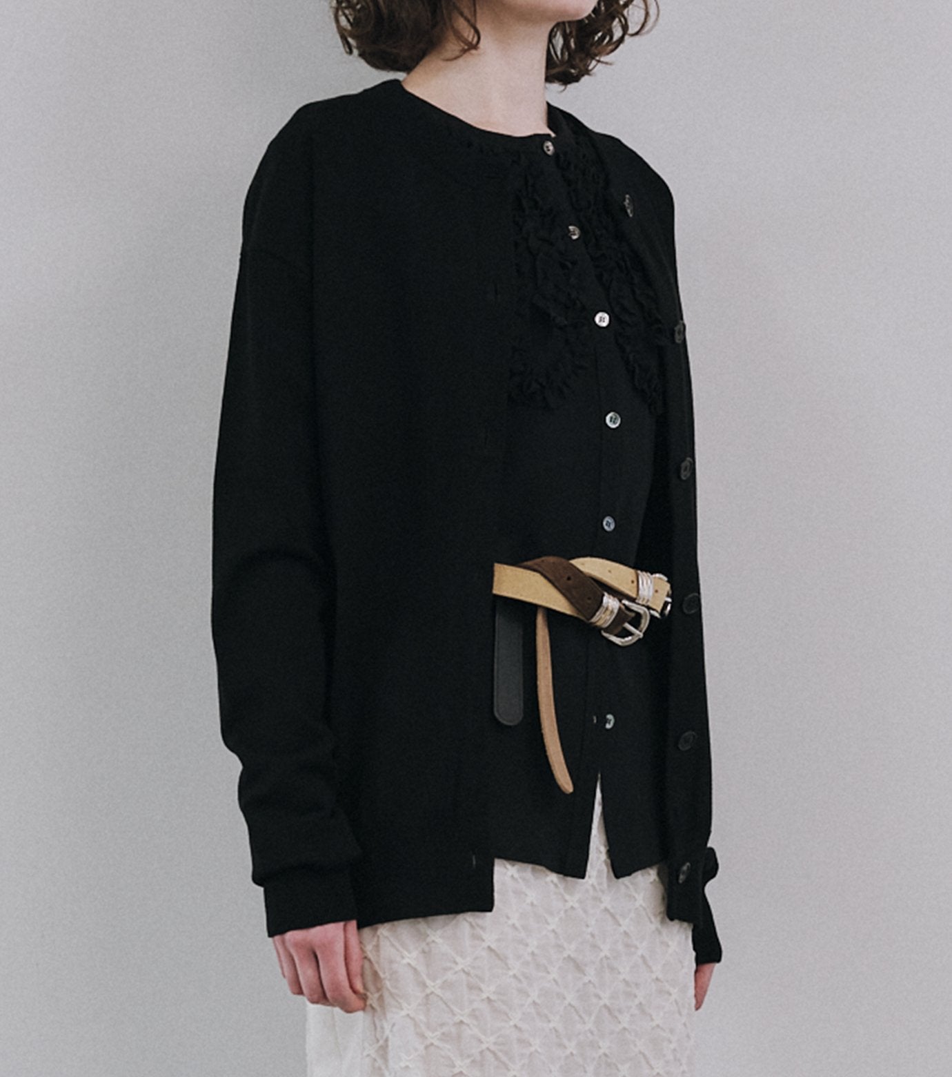 Frill Detail Jersey Top