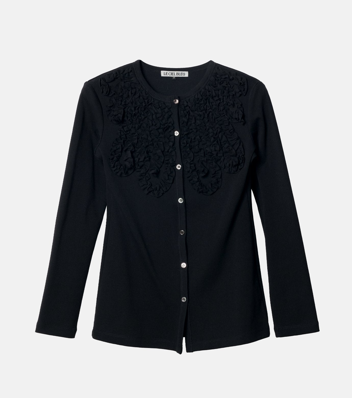 Frill Detail Jersey Top