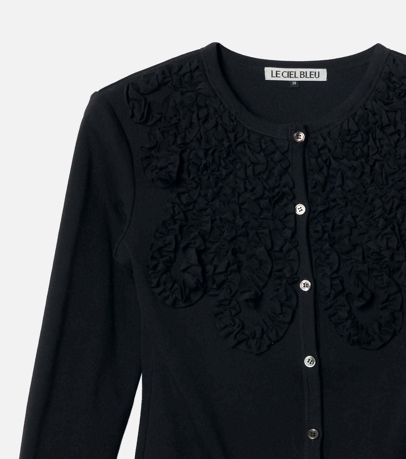 Frill Detail Jersey Top