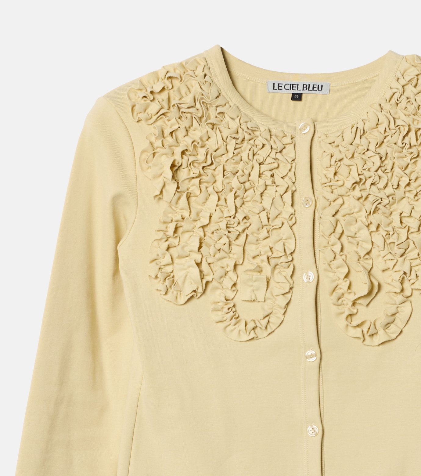 Frill Detail Jersey Top