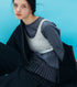 Long Sleeve Jersey Top w/Frilled Hem