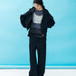 Long Sleeve Jersey Top w/Frilled Hem