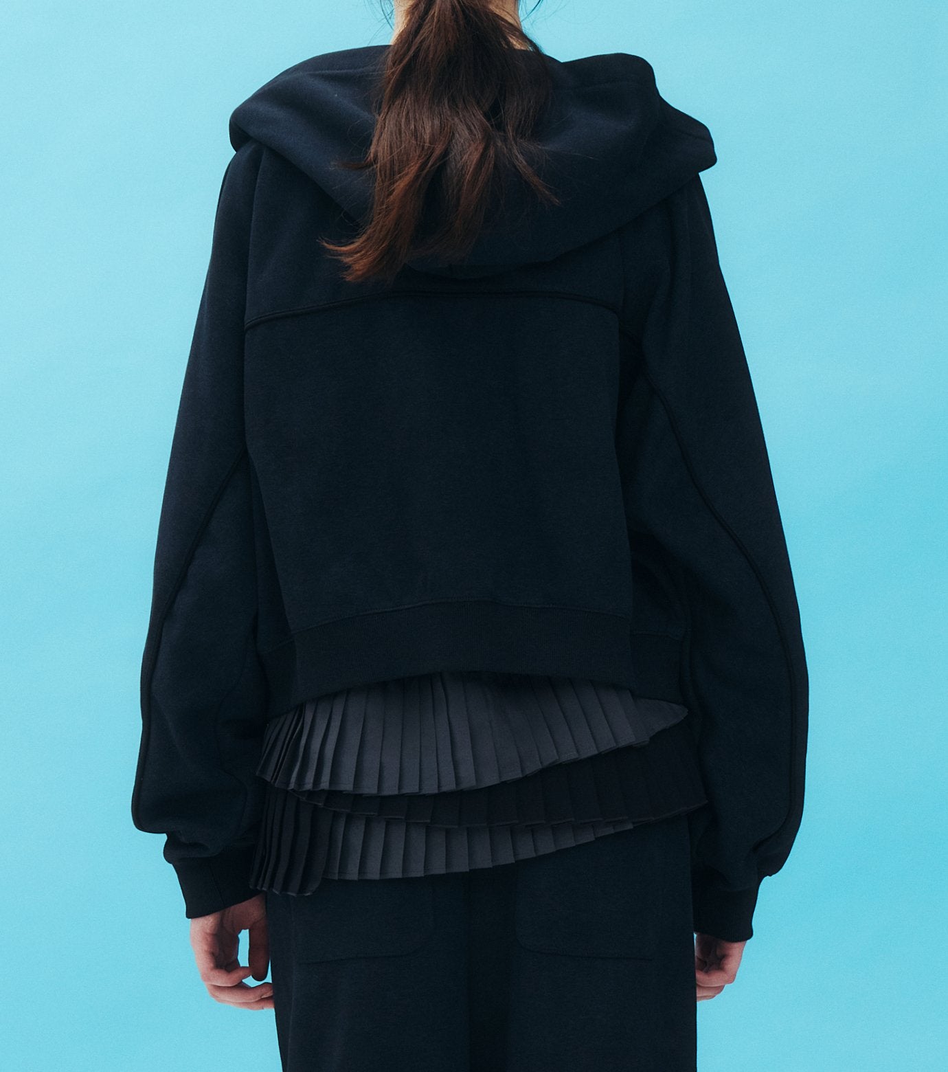 Long Sleeve Jersey Top w/Frilled Hem