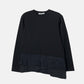Long Sleeve Jersey Top w/Frilled Hem