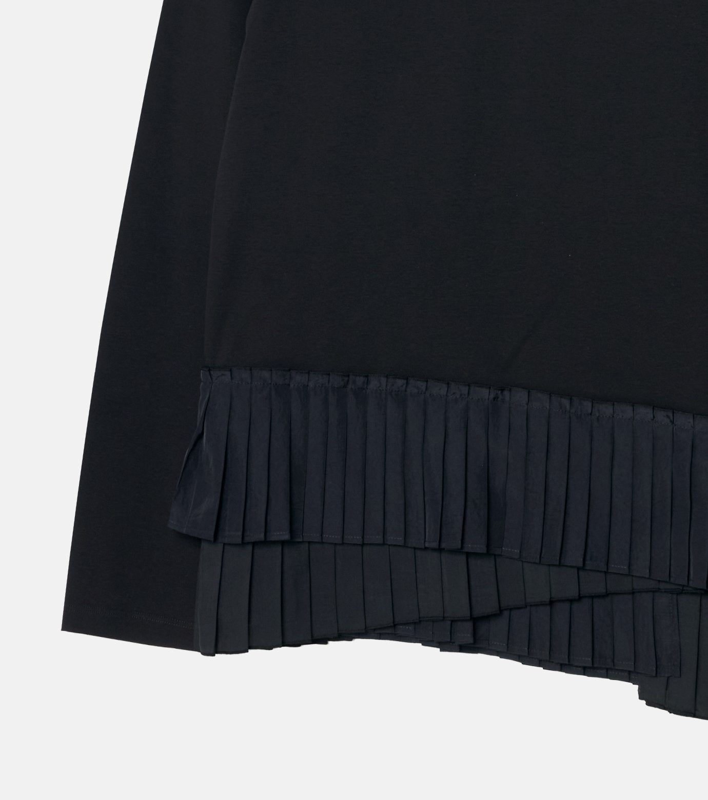 Long Sleeve Jersey Top w/Frilled Hem