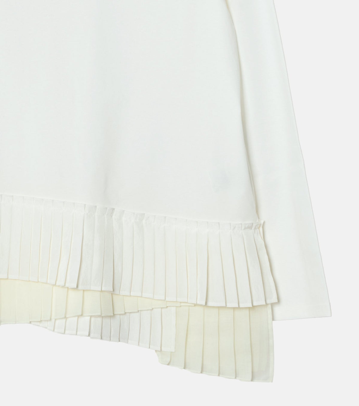 Long Sleeve Jersey Top w/Frilled Hem