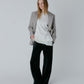 Long Sleeve Jersey Top w/Frilled Hem