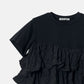 SS T-Shirt w/ Ruffled Hem