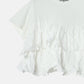 SS T-Shirt w/ Ruffled Hem