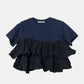 SS T-Shirt w/ Ruffled Hem