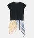 Scarf Detail SS T-Shirt