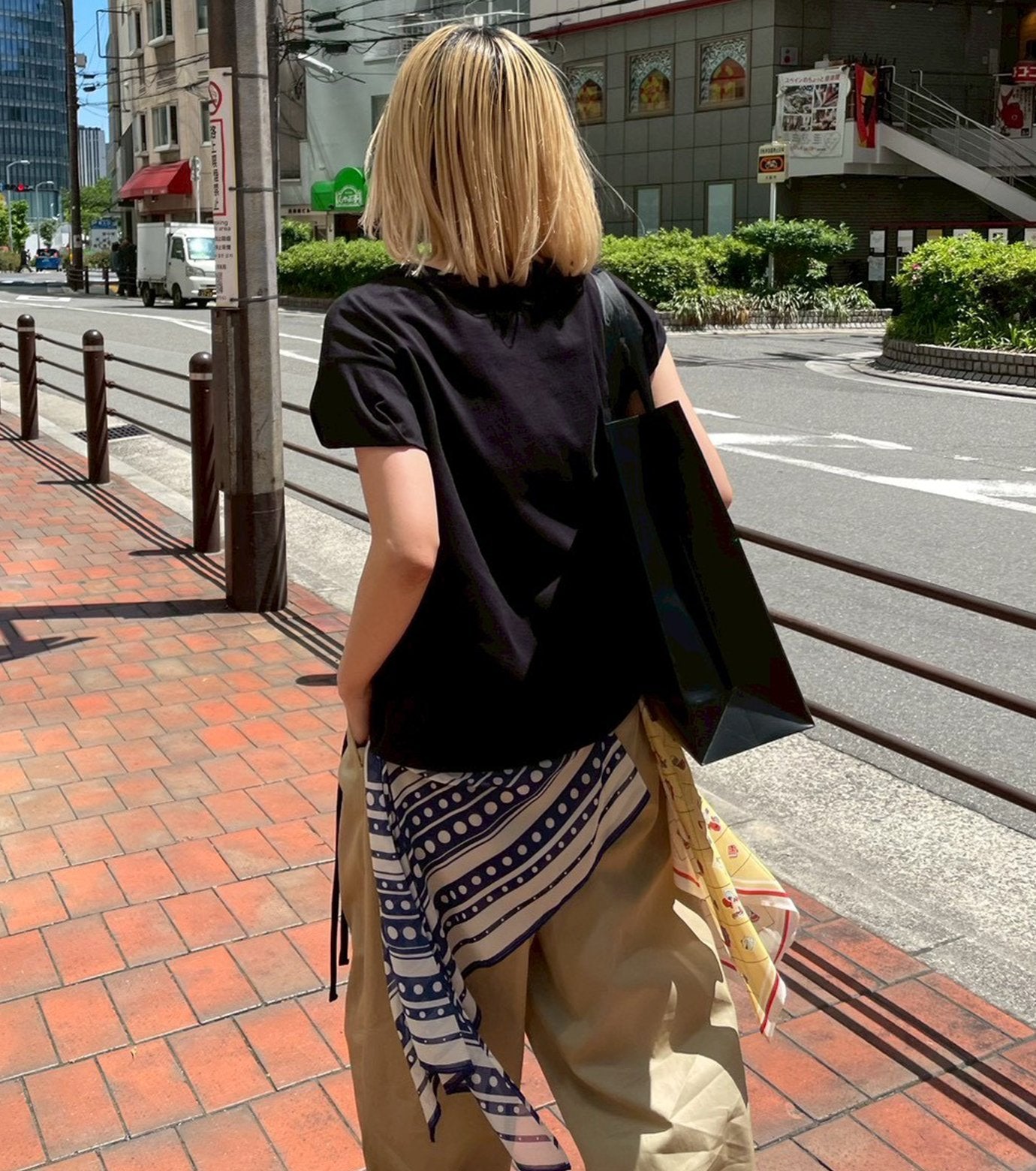 Scarf Detail SS T-Shirt