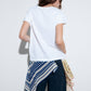 Scarf Detail SS T-Shirt