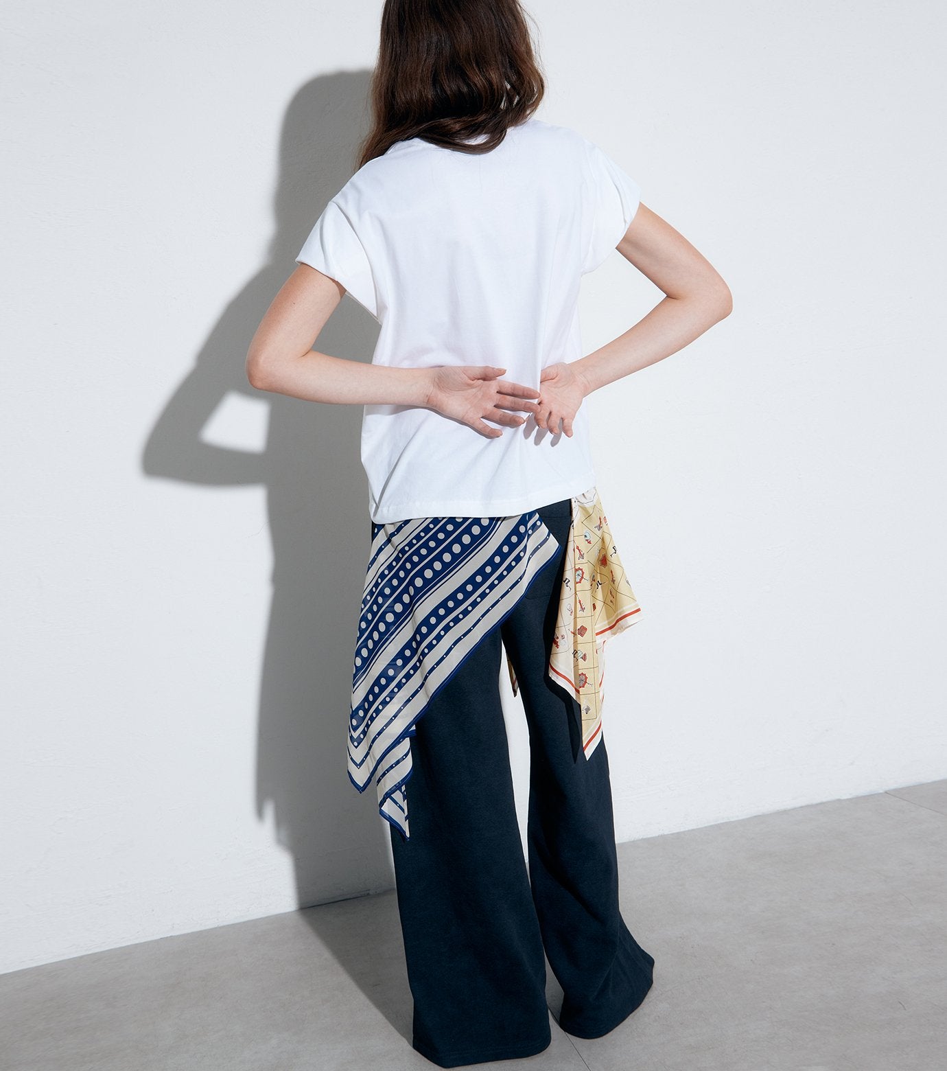 Scarf Detail SS T-Shirt