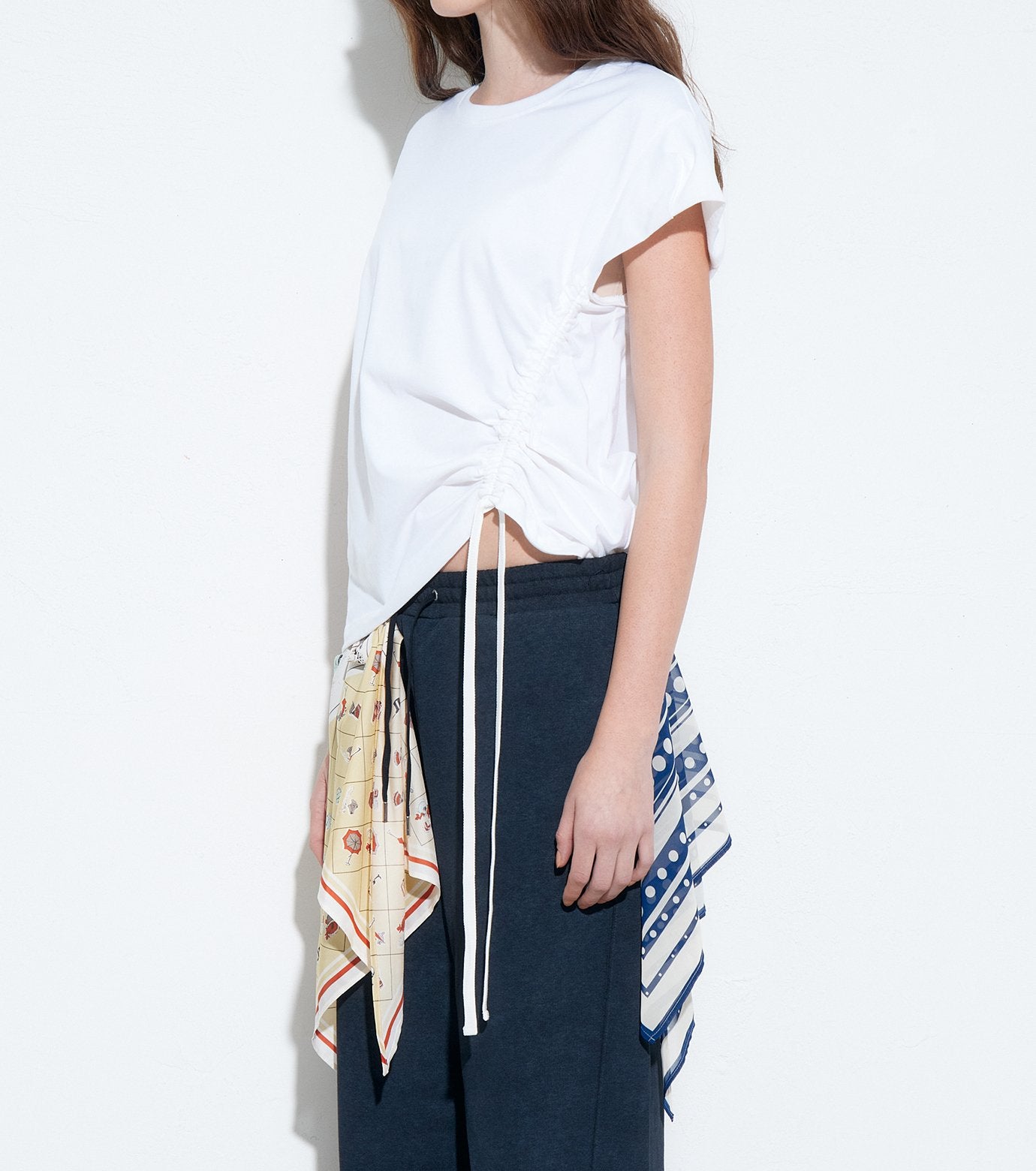 Scarf Detail SS T-Shirt