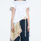 Scarf Detail SS T-Shirt