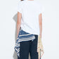 Scarf Detail SS T-Shirt