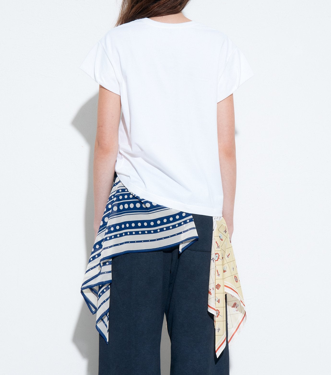 Scarf Detail SS T-Shirt