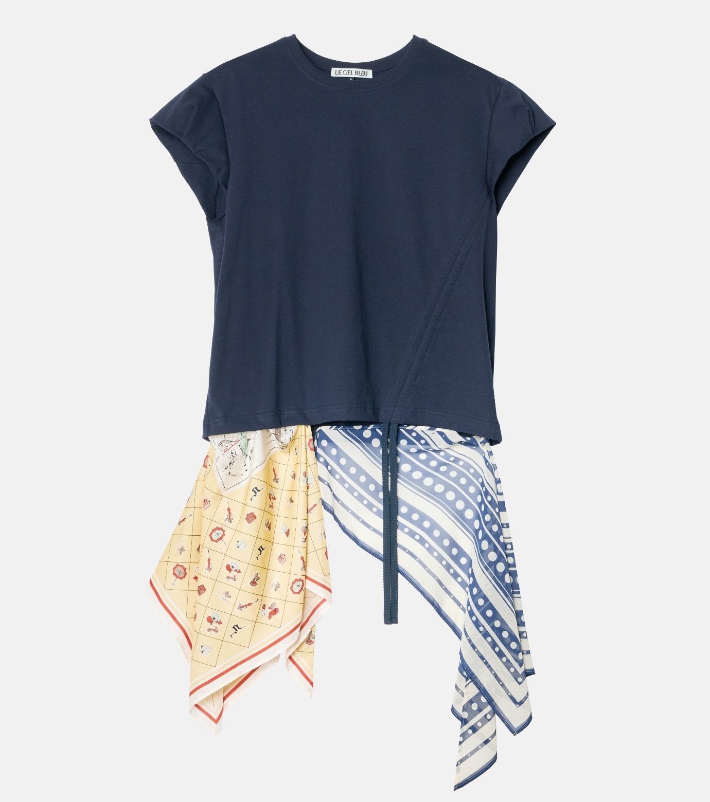 Scarf Detail SS T-Shirt
