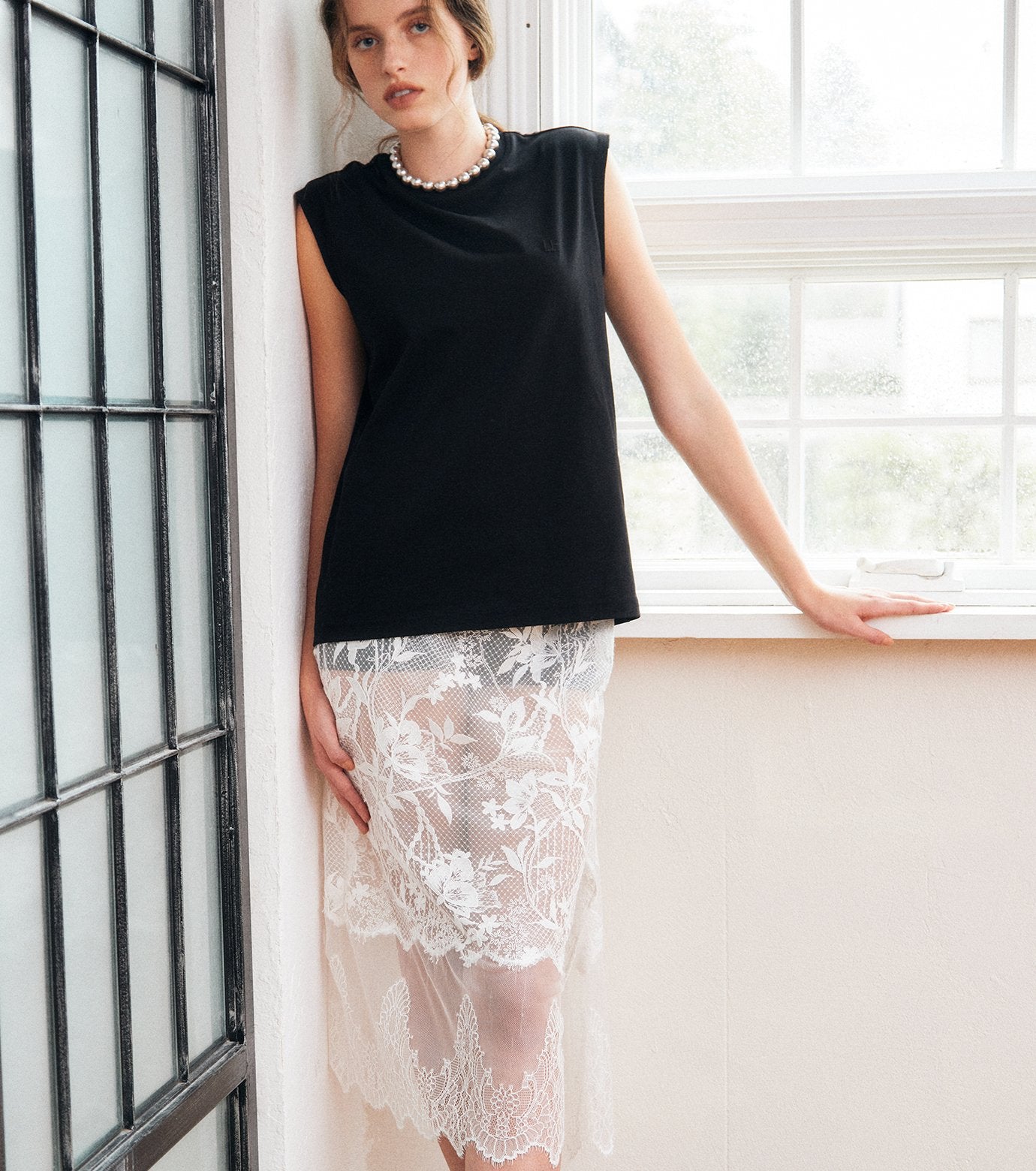 "LE" Sleeveless T-shirt