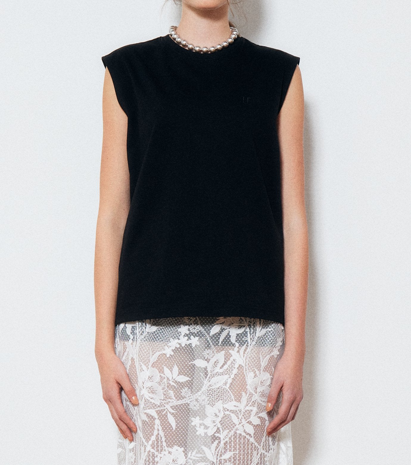 "LE" Sleeveless T-shirt