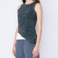 Velour Cut-Out Tank