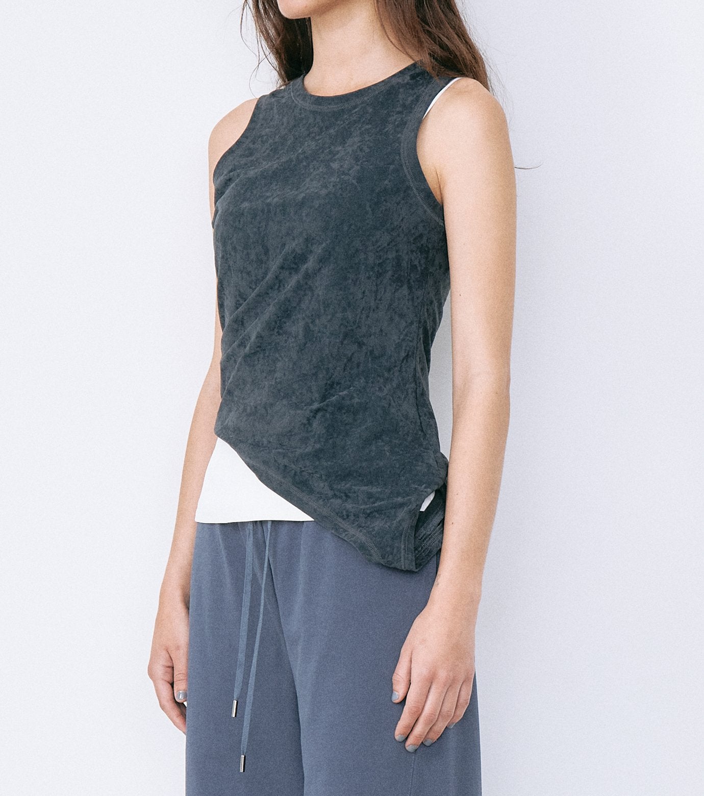 Velour Cut-Out Tank