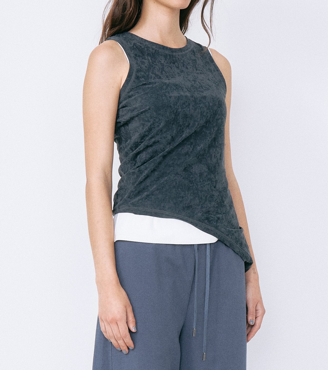 Velour Cut-Out Tank