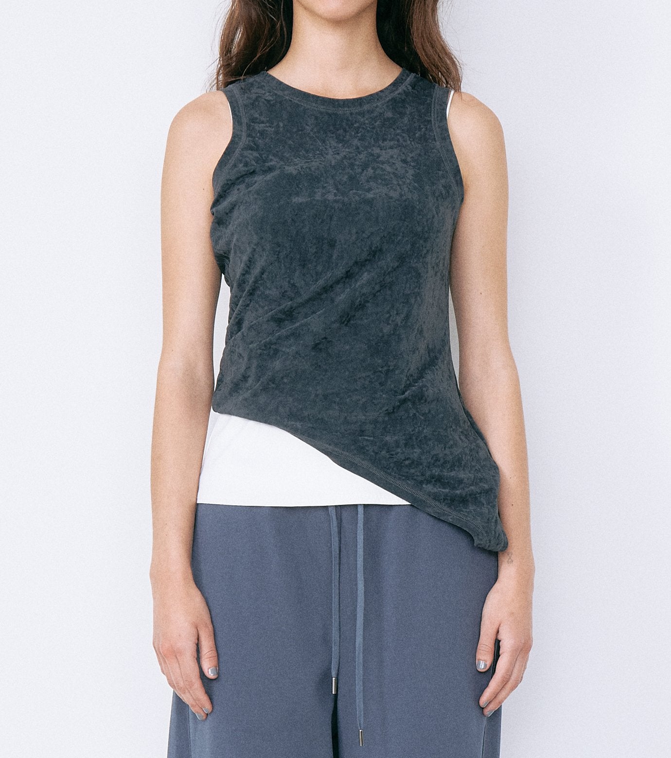Velour Cut-Out Tank