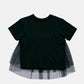 Tulle Panel A-Line T-Shirt