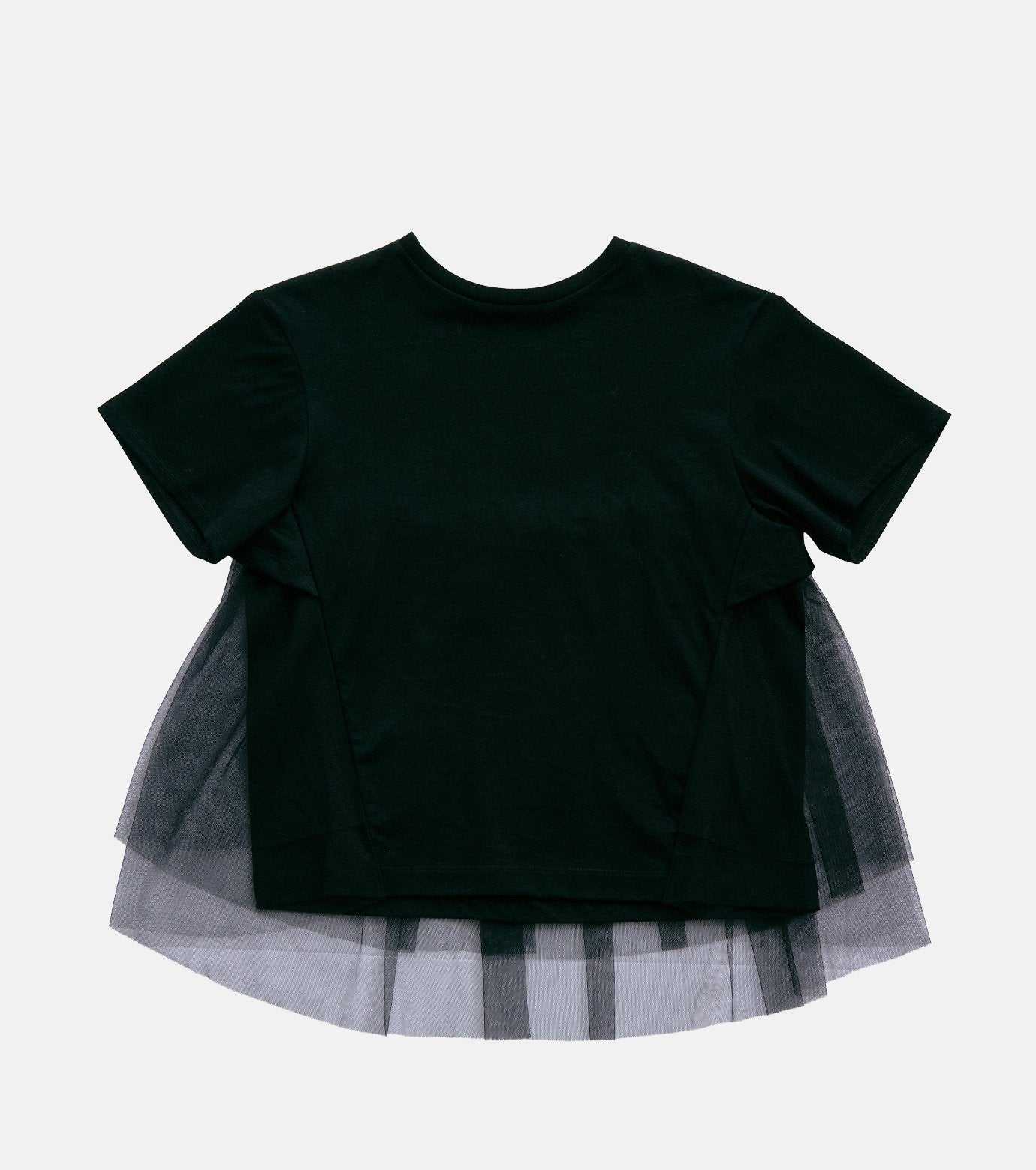 Tulle Panel A-Line T-Shirt
