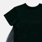 Tulle Panel A-Line T-Shirt