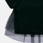 Tulle Panel A-Line T-Shirt