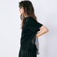 Tulle Panel A-Line T-Shirt
