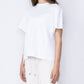 Tulle Panel A-Line T-Shirt