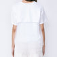 Tulle Panel A-Line T-Shirt