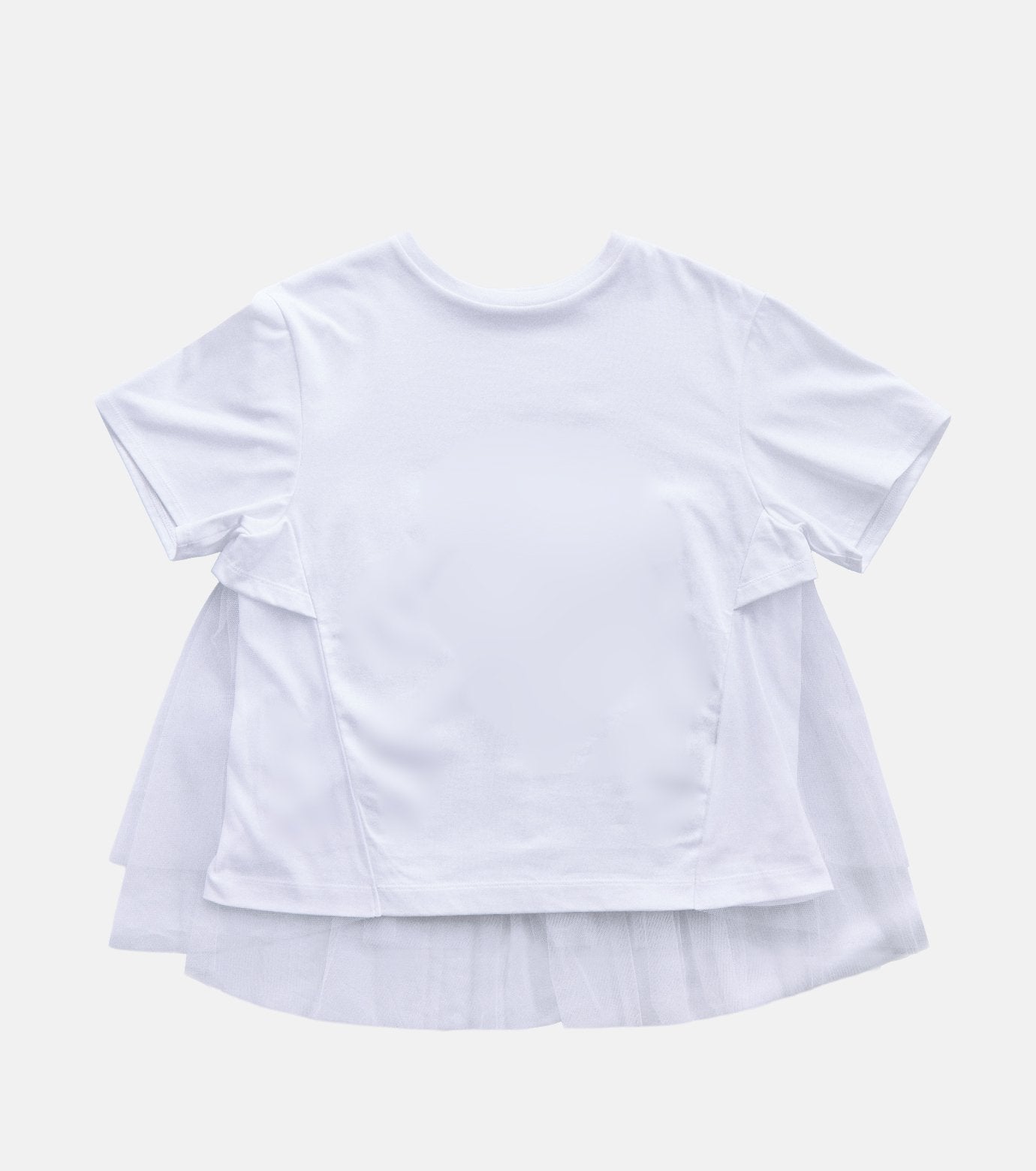 Tulle Panel A-Line T-Shirt
