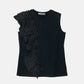 Ruffle Detail Sleeveless T-Shirt