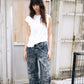Ruffle Detail Sleeveless T-Shirt
