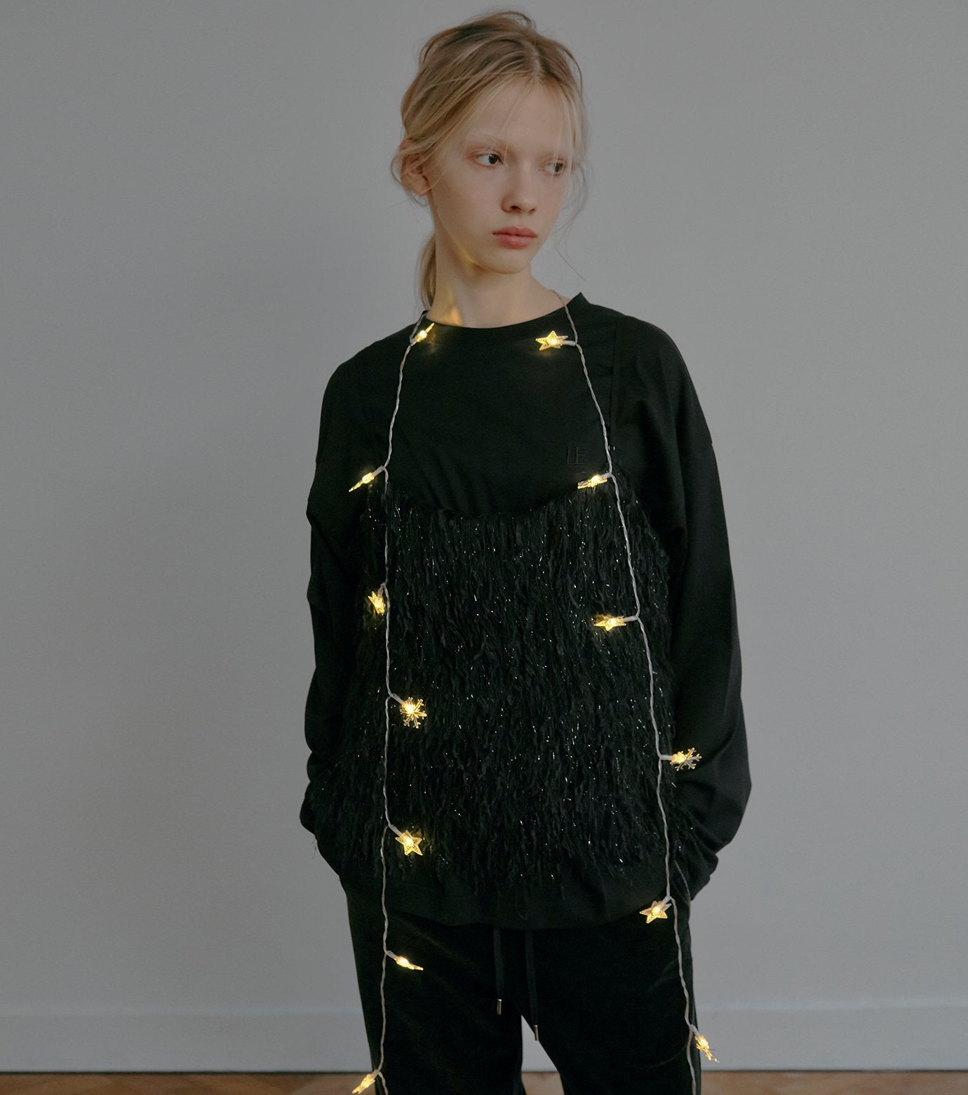 Glitter Fringe Cami Top