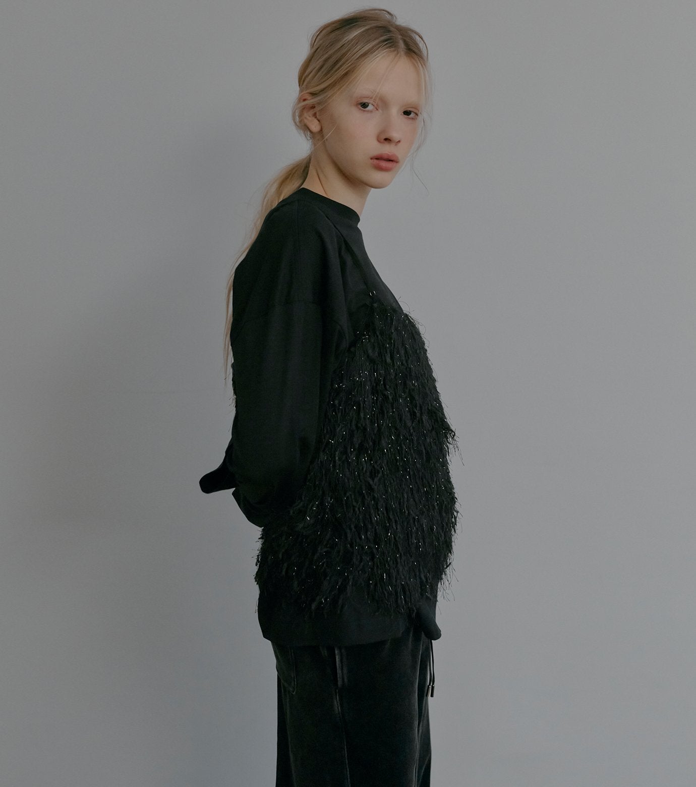 Glitter Fringe Cami Top