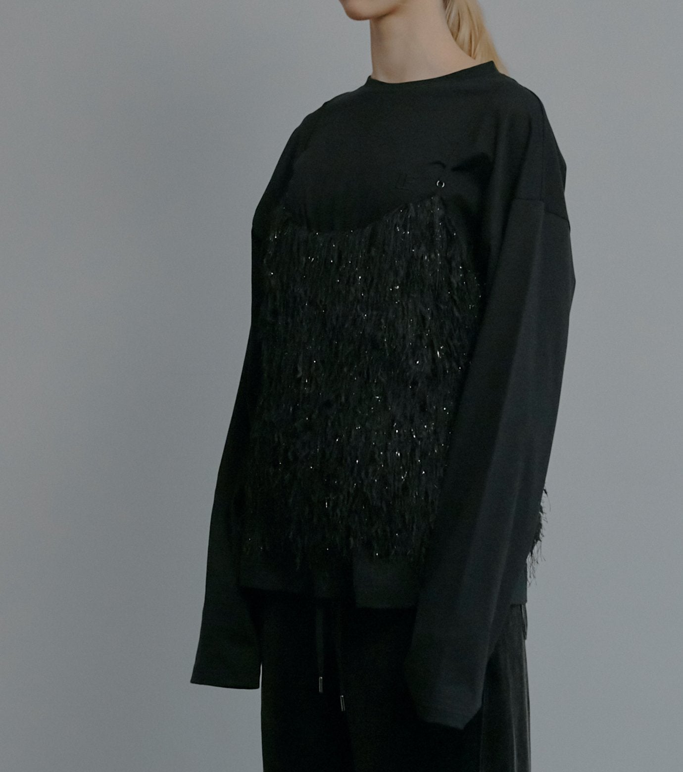 Glitter Fringe Cami Top