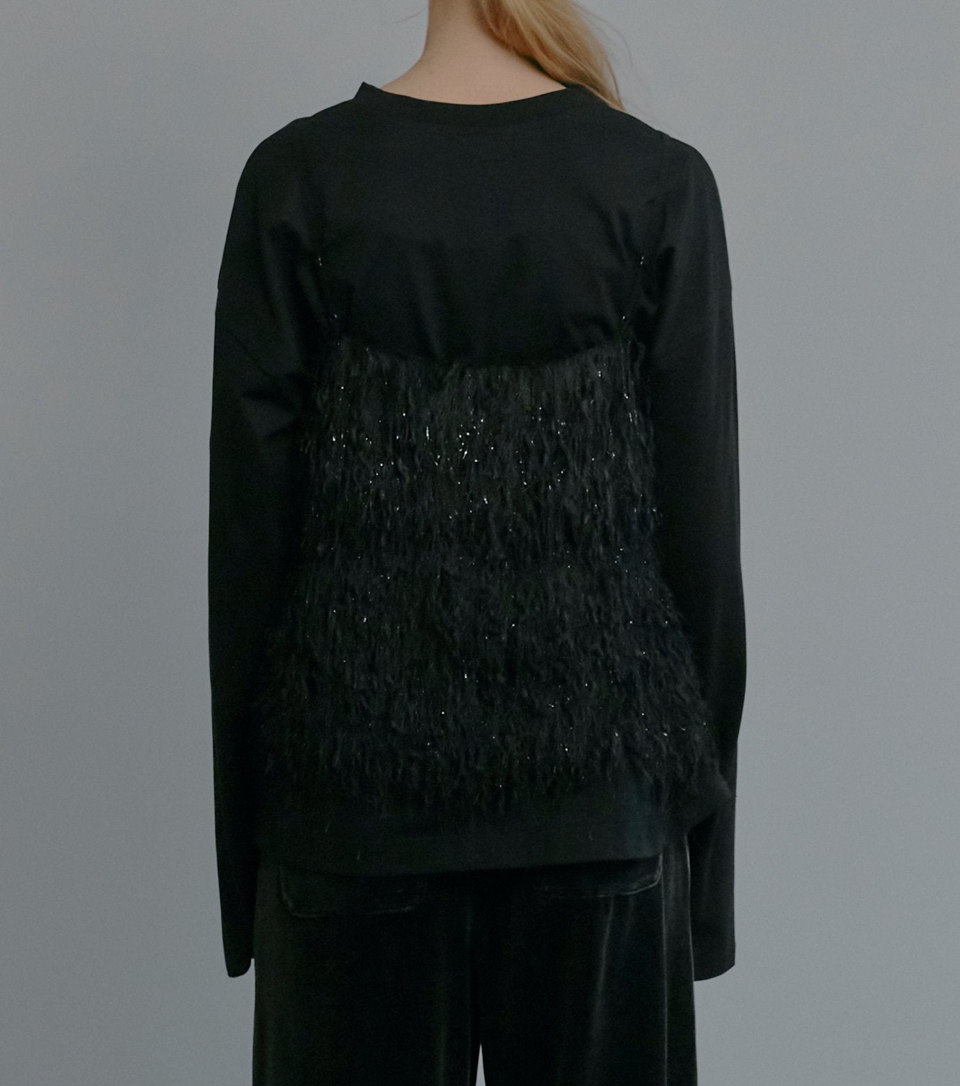 Glitter Fringe Cami Top