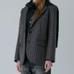 Gingham Check Hooded Shirt