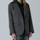 Gingham Check Hooded Shirt