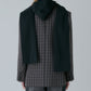 Gingham Check Hooded Shirt